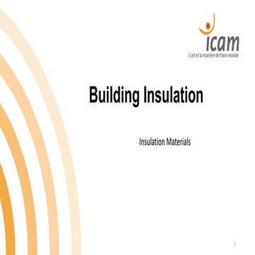 Thermal insulation materilials and its application | PPTX