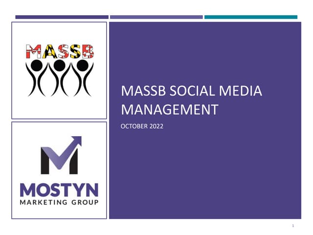 MMG MASSB Social Media Presentation