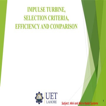 MMHES - Impulse.pptx for Micro mini hydel sytems
