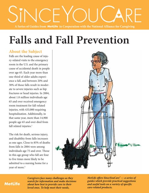 Falls in Elderly People.pptx | Physical Therapy | Wellness