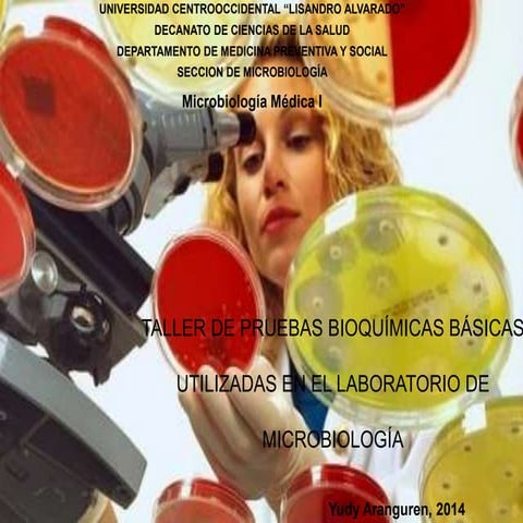 Mmi pruebas bioquímicas básicas utilizadas en el laboratorio de microbiología...