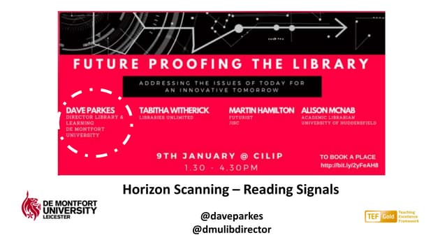 Horizon Scanning - Reading Signals 