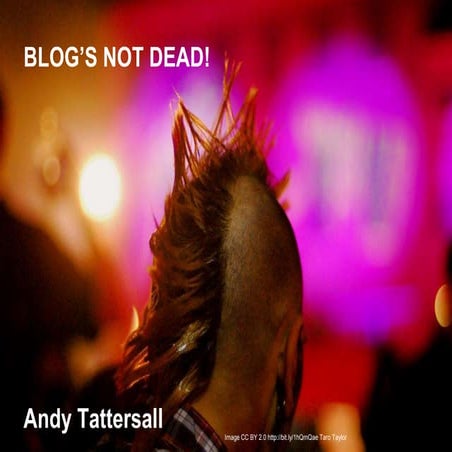 MmIT 2015: Blog's not dead