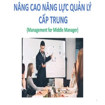 Nâng cao năng lực quản ly câp trung trong đơn vị