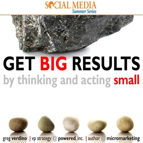 microMARKETING for MarketingProfs