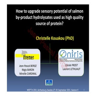 How to upgrade sensory potential of...