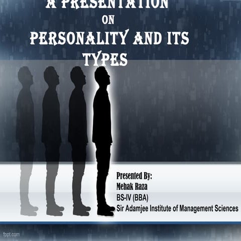 PERSONALITY PRESENTATION