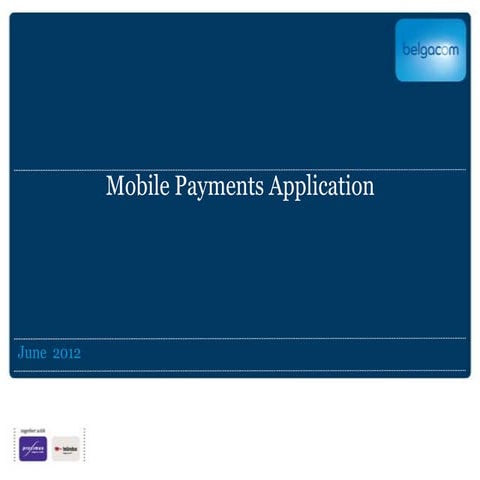 Belgacom vision mobile payment applications