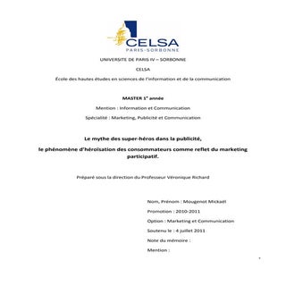 Les super-héros dans la publicité