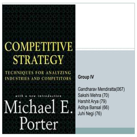 Competitive Strategy