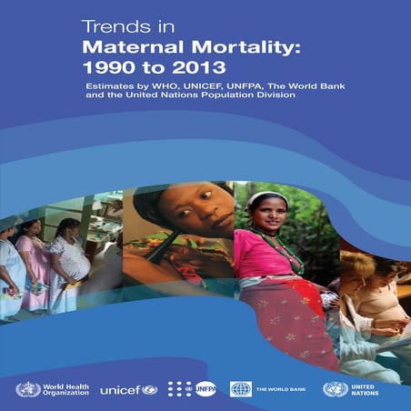 Trends in Maternal Mortality: 1990 - 2013 | PDF