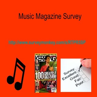 Music Magazine Survey