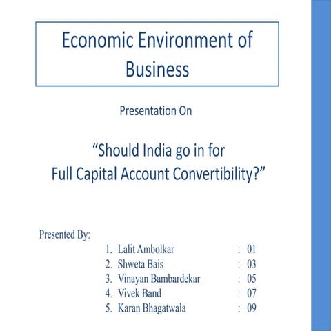 Should India go in for FCAC