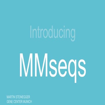 MMseqs NGS 2014 | PDF