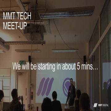 GatsbyJS Recipes - Mmt tech meetup - August 2020