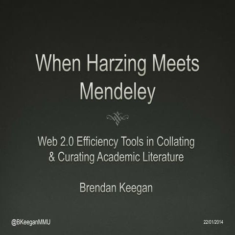 MMU research seminar slides