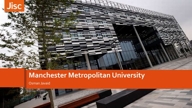 Manchester Metropolitan University at the Digital Apprenticeship Community Event
