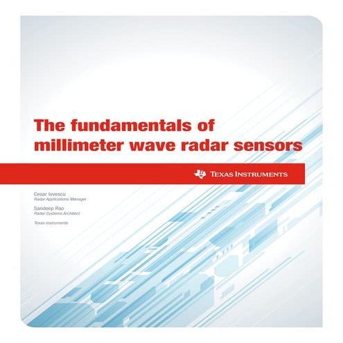Frequency Modulated Continuous Wave Radar | PDF
