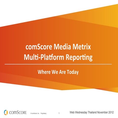 WWTH 11.0: comScore Presentation