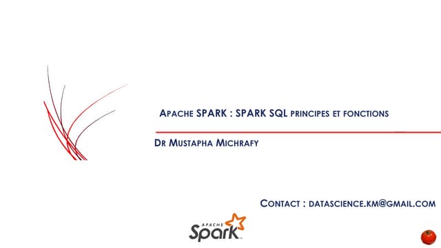 Spark SQL principes et fonctions