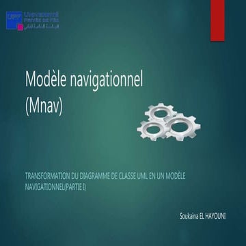 Modèle navigationnel (Mnav) | PPTX
