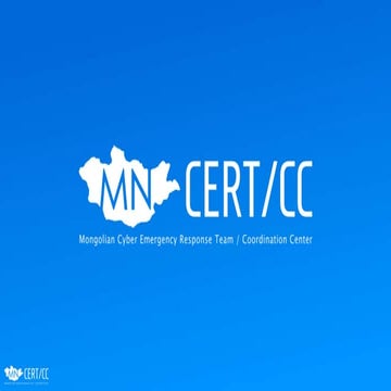MNSEC 2018 - MNCERT REPORT