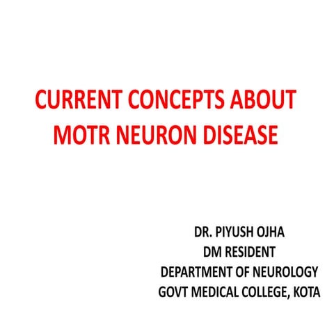 Motor Neuron Disease