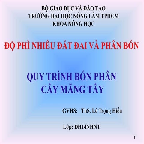 Khảo sát măng tây xanh ở tỉnh Ninh Thuận