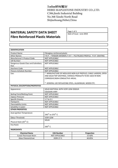 Hebei maple frp industry co.,ltd.