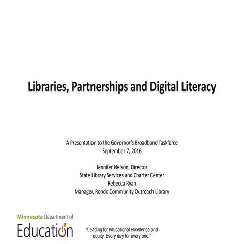 MN libraries and Broadband 