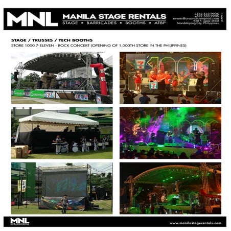 MANILA STAGE AND TRUSSES RENTALS (MNL STAGE RENTALS )