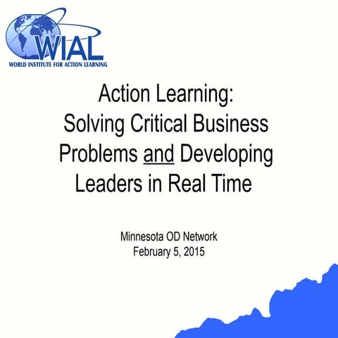 World Institute for Action Learning Presentation to MNODN