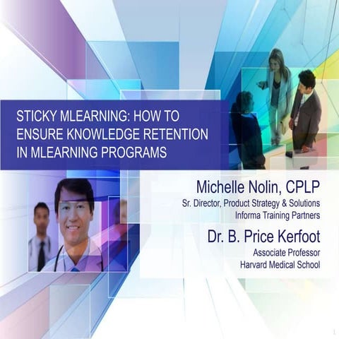 M nolin pkerfoot spbt13_m_learning knowledge retention