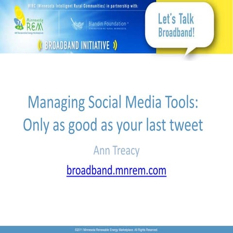 Mnrem managing social media