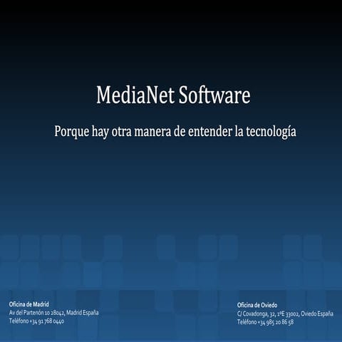 Medianet software