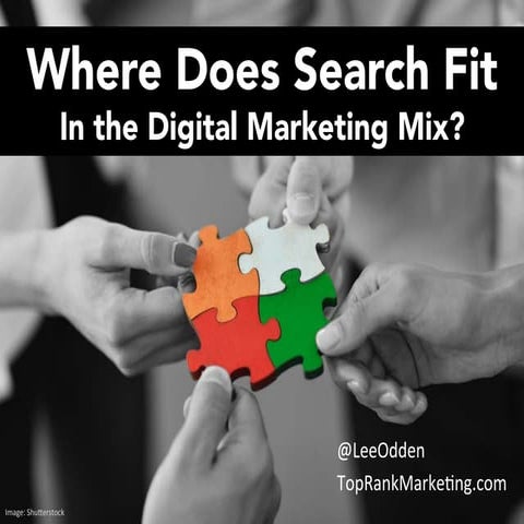 Where Does Search Fit in the Digital Marketing Mix? MnSearch Keynote 2014