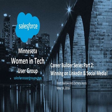 Career Builder Series: Winning on LinkedIn & Social Media! 