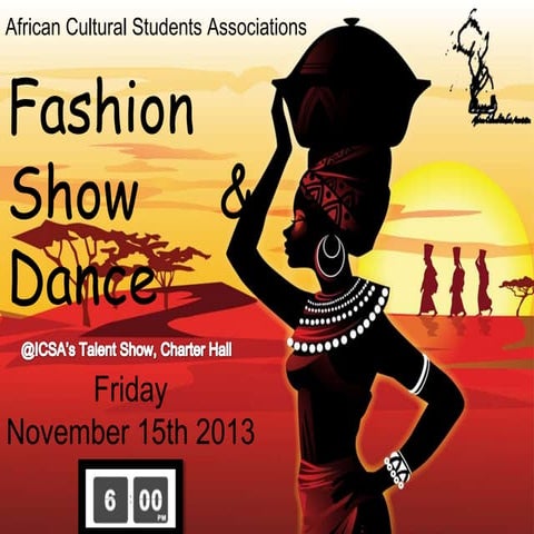 African Cultural Students' Association Fall Events 2013 | PPTX