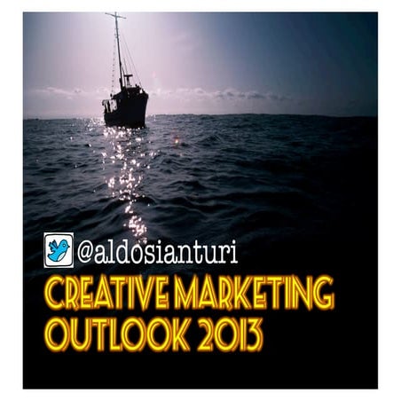 Creative Marketing Outlook 2013