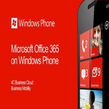 Office 365 Betteron Windows Phone 