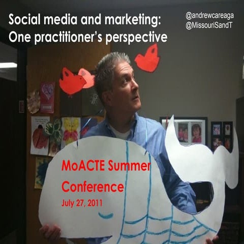 Social Media and Marketing: One Practitioner's Perspective