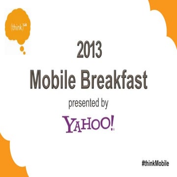 Mobile Breakfast 2013 - Joao Machado Presentation