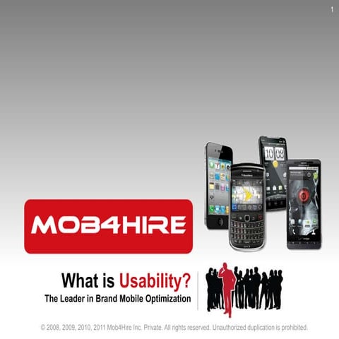 Mob4Hire What is mobile app and website usability?