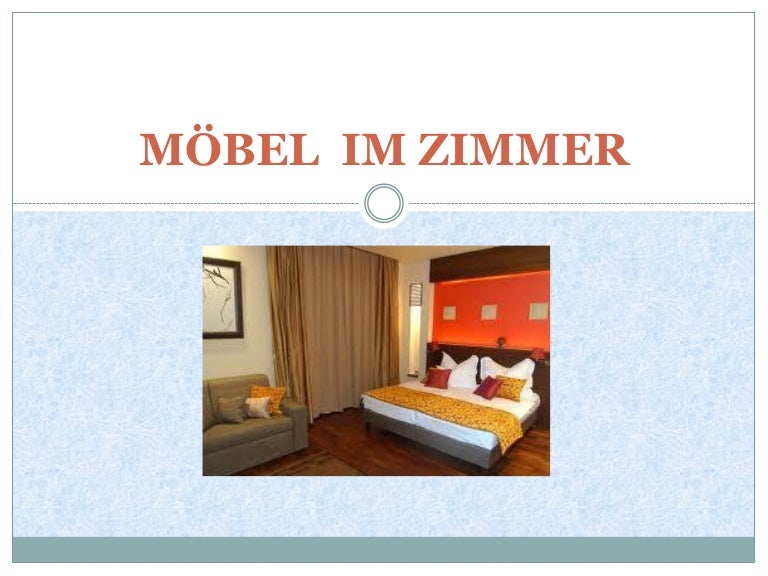 Möbel im Zimmer 2.
