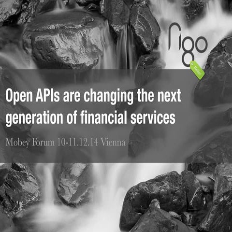Open APIs are changing the next generation of financial services