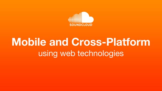 Cross-platform development in the context of mobile web