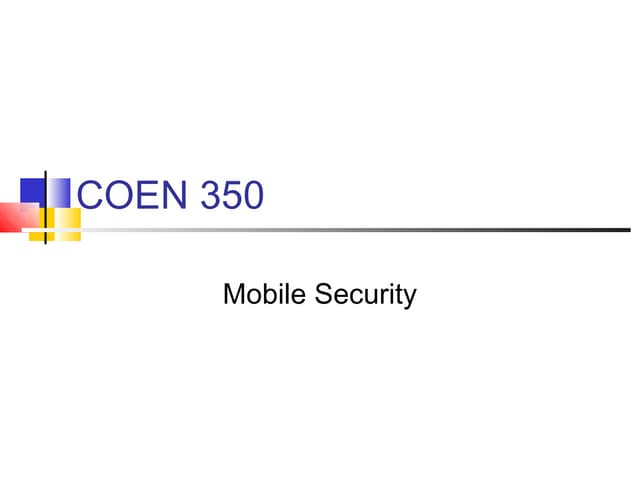 Mobile Security - Wireless hacking
