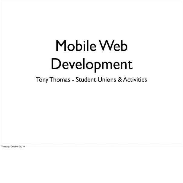 SUA Mobile Development