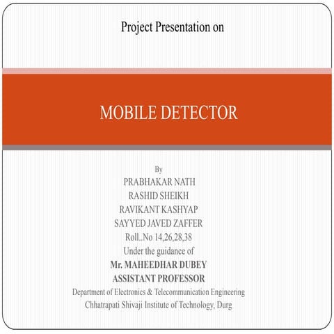 Mobile detector grp9