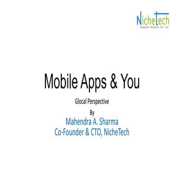 Mobile Apps and You